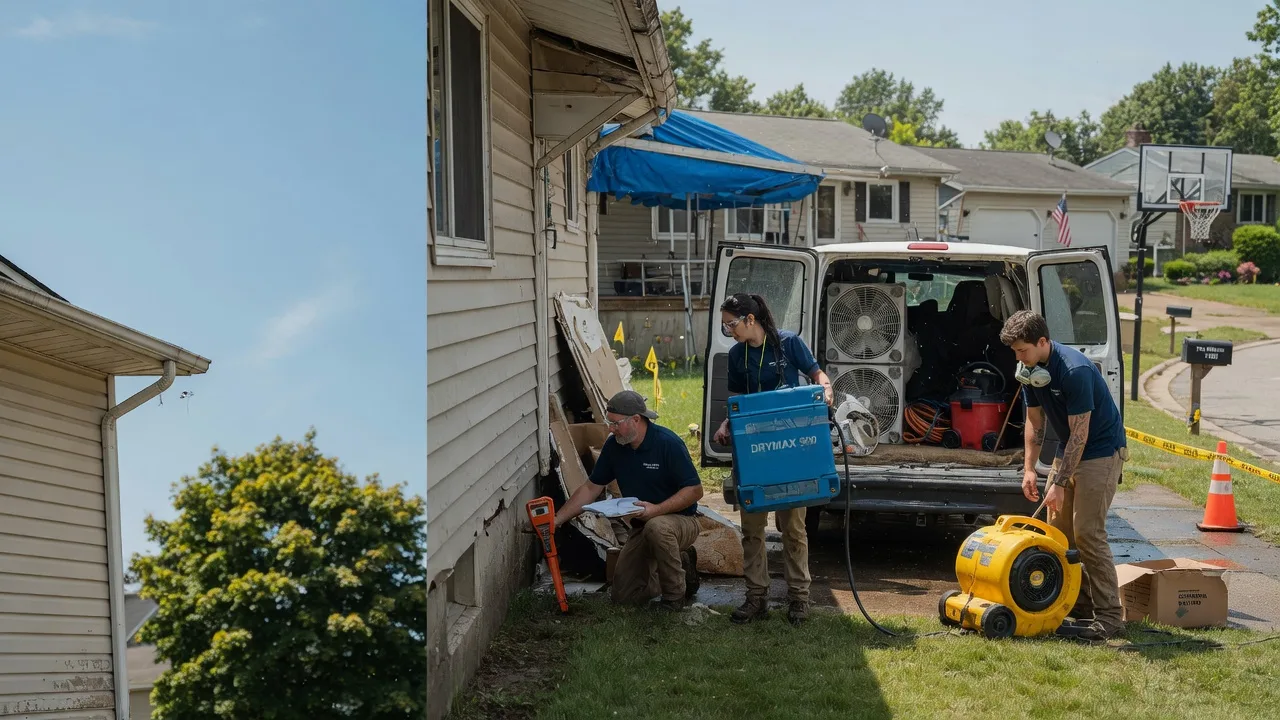 Ceiling Leak Cleanup in Dayton, PA near me